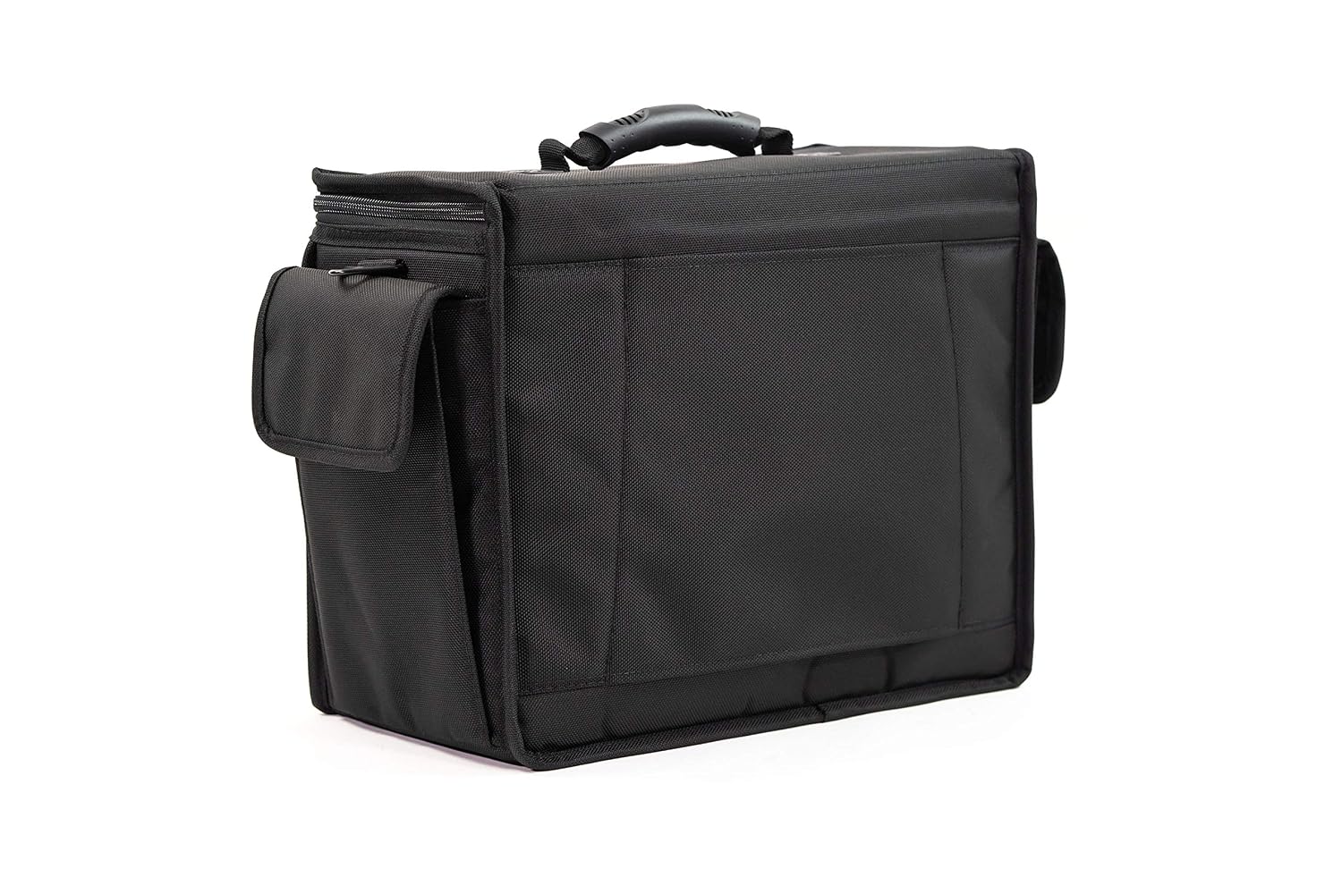 MCY Tournament Duo Gaming Bag for Nintendo Switch, Fits up to 8 controllers, Adjustable Layout, ABS Plastic Hard Shell, Water Resistance (Black, 16 x 12 x 8)