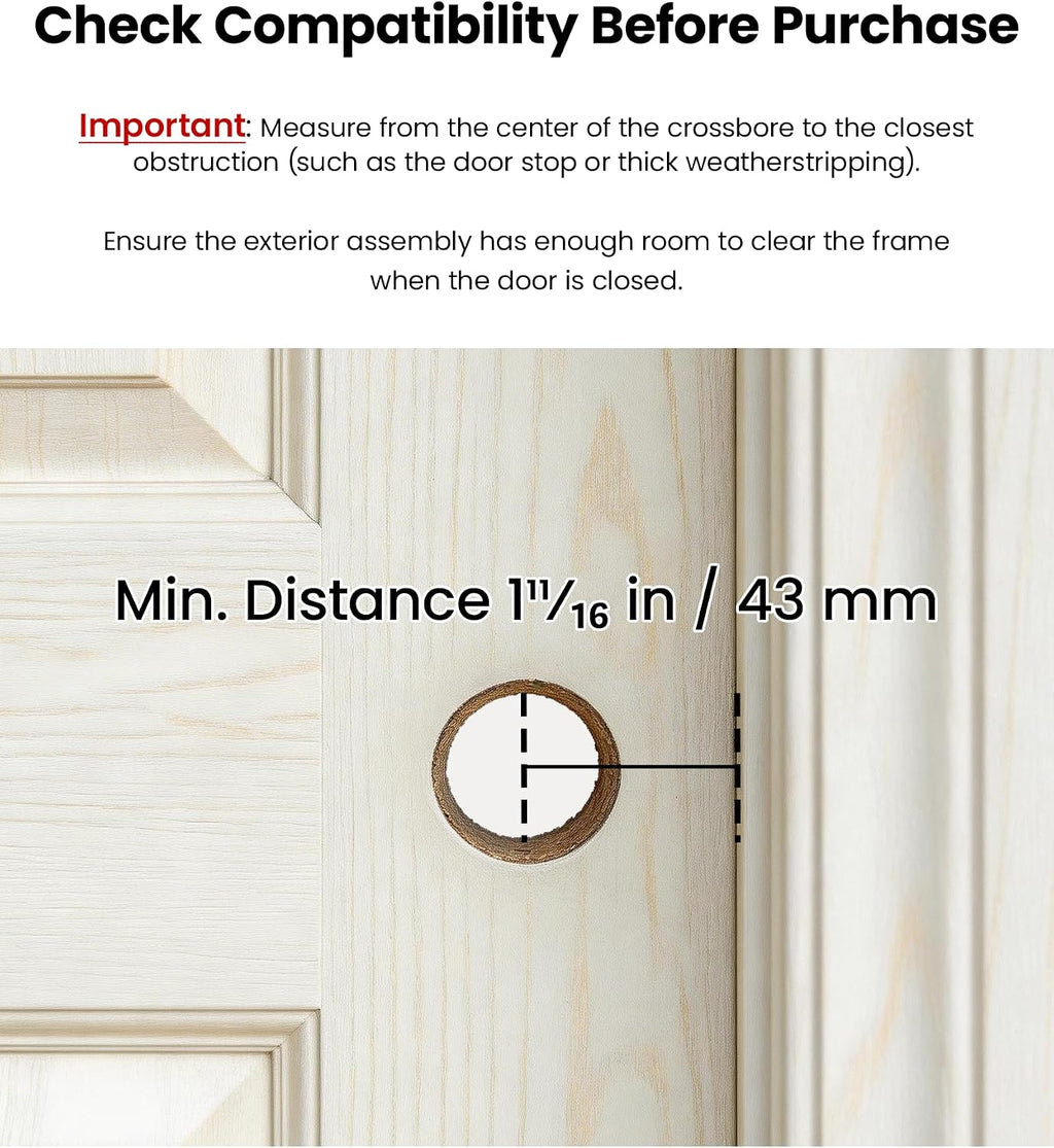 Lockin Veno Pro Smart Deadbolt Lock with 2K 180° Security Camera & Video Doorbell, AI Local Storage, Palm Vein & Fingerprint Keyless Entry, Front Door Smart Lock with Built-in Wi-Fi, App Control