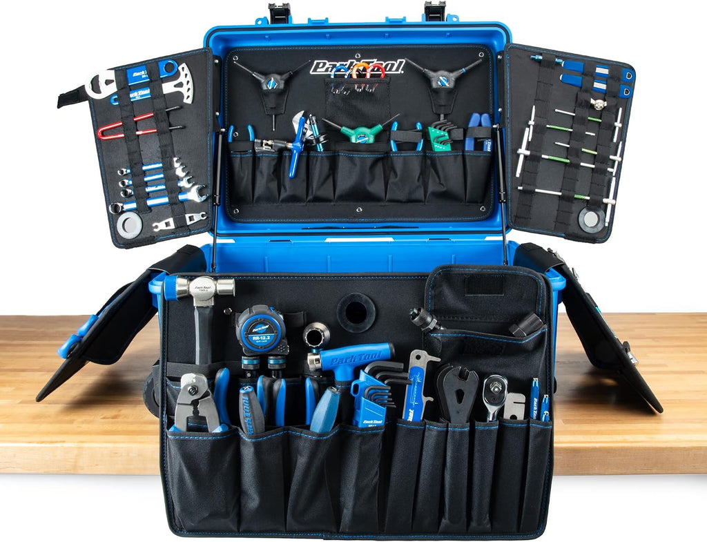 Park Tool BRK-1 Big Rolling Kit for Mobile Bicycle Mechanics - 100-Piece Tool Kit with Toolbox