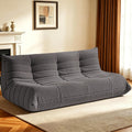 HABUTWAY Bean Bag Chairs Fireside Lazy Floor Sofa, Soft Teddy Fleece 3 Seater Sofa with High-Resilience Foam Filling，Beanbag for Living Room, Bedroom, Office (Dark Grey Teddy)