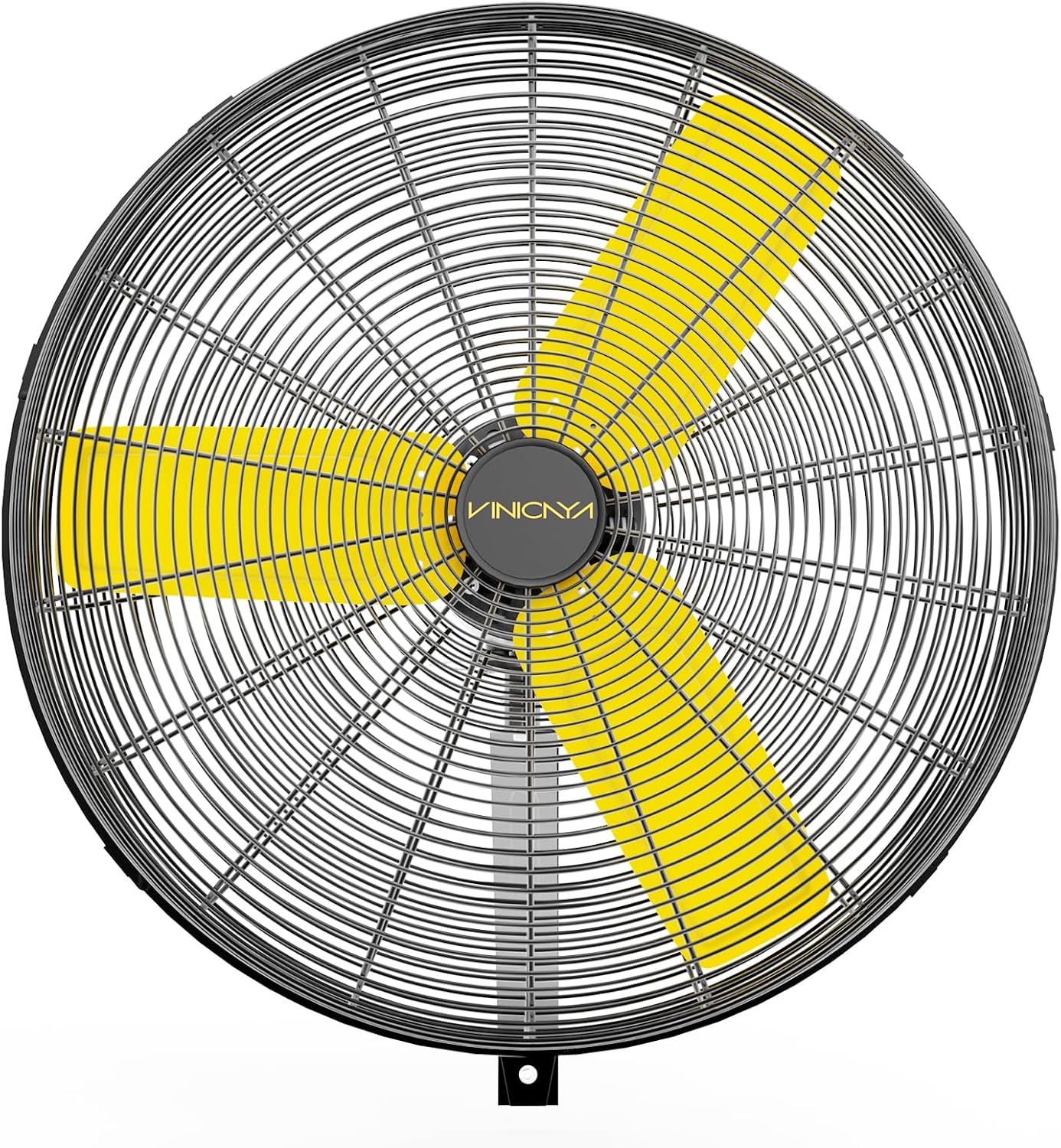 VINICAYA 30 Inch Industrial Wall Mount Fan Oscillating, 8900 CFM Commercial Metal Wall Fans with Poweful Motor, 3 Speed, Heavy Duty Construction Indoor for Warehouse, Workshops, and Garage, UL Listed