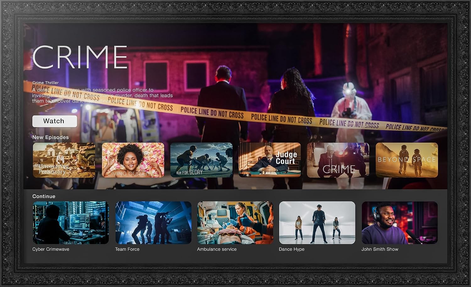 ArtToFrames Framed TV for Samsung Frame TV 55 inch. This 2.69 inch Wide Frame is Majestic Black and is Compatible with the the FrameTV and Pro (Fits 2021-2025 FrameTV, 55 inch) WOMTV-8133496-25.4375x44.3125_ST