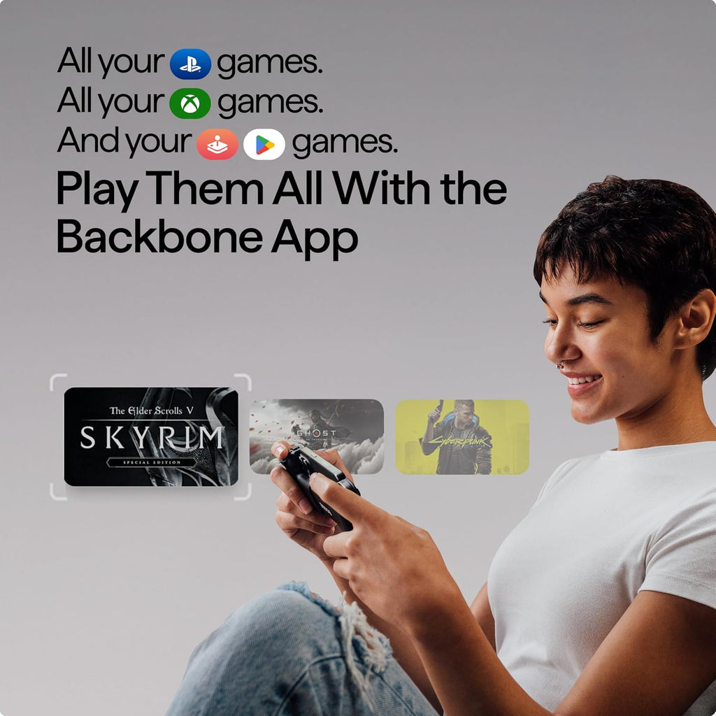Backbone One Mobile Gaming Controller Xbox Edition – USB-C Phone Controller for iPhone 15/16/17 & Android, Play with Xbox Game Pass Ultimate (1-Month Access Included), Stream from Console or PC & More