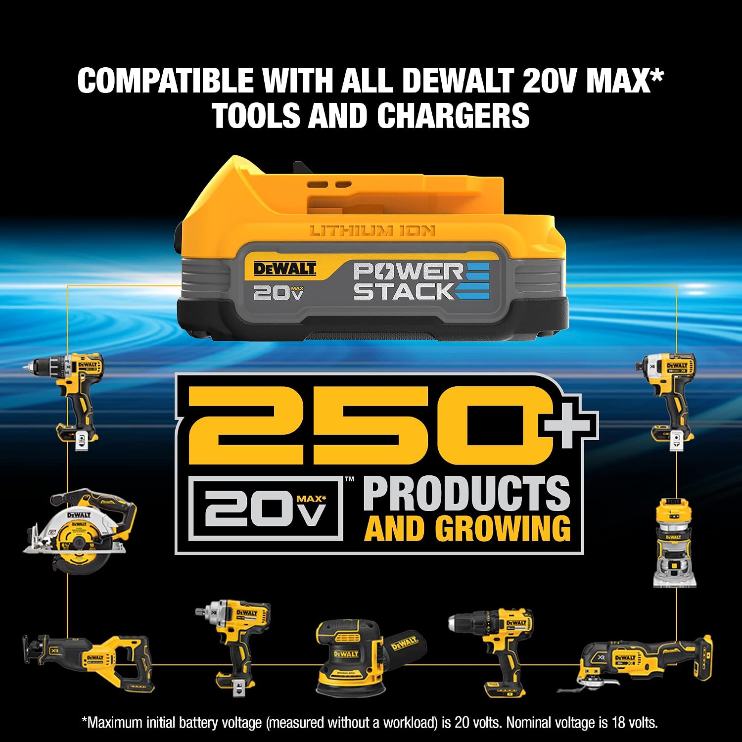 DEWALT 20V MAX* XR® Brushless Cordless 1/2 in. Hammer Drill/Driver Kit (DCD805D2), Yellow
