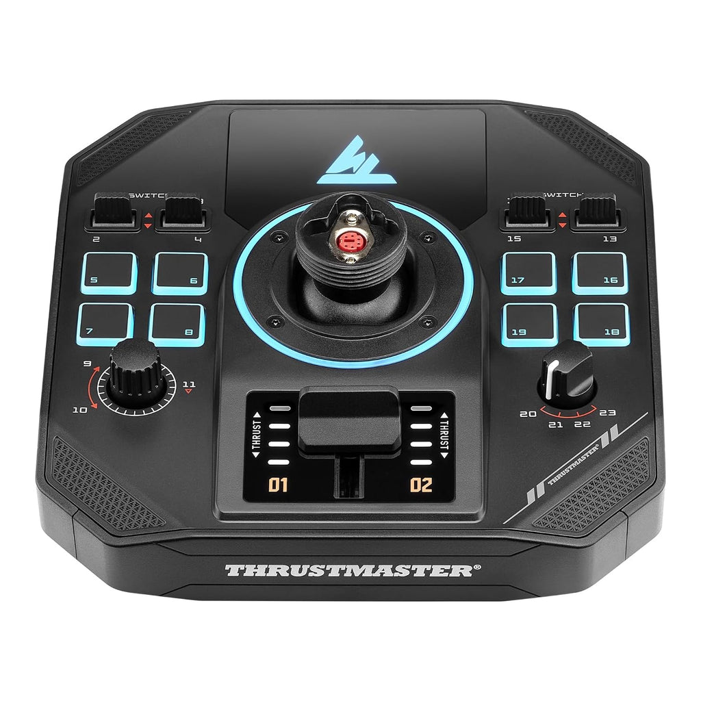 Thrustmaster Sol-R5 Flight Base - Hall Effect Technology, 23 Assignable Actions, Detachable Grip System for Flight Simulation - Compatible with PC