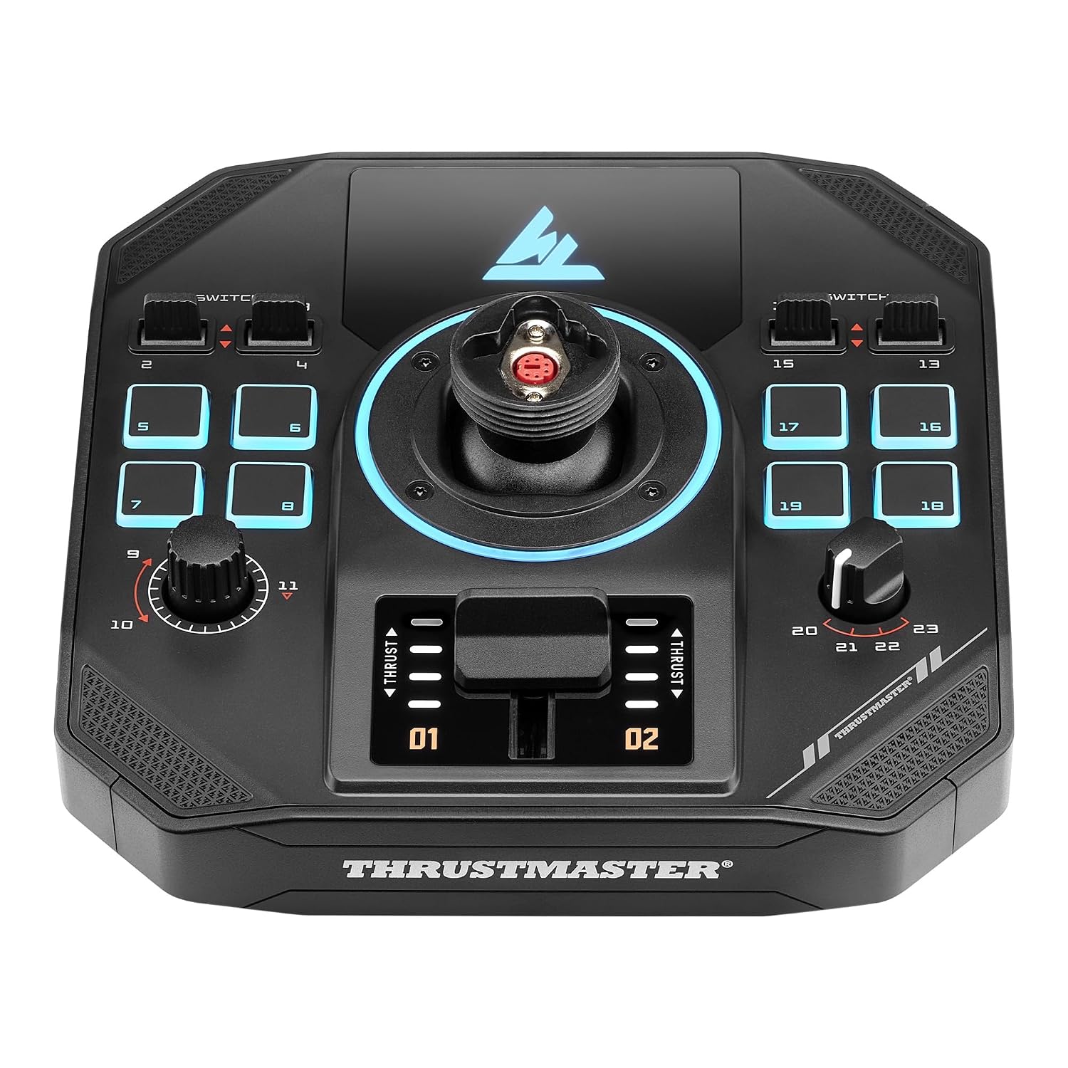 Thrustmaster Sol-R5 Flight Base - Hall Effect Technology, 23 Assignable Actions, Detachable Grip System for Flight Simulation - Compatible with PC