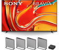 Sony 55 Inch Mini LED QLED 4K Ultra HD TV BRAVIA 7 Smart Google TV with Dolby Vision HDR and Exclusive Features for PlayStation®5 (K-55XR70), 2024 Model BRAVIA Theater Quad