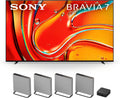 Sony 75 Inch Mini LED QLED 4K Ultra HD TV BRAVIA 7 Smart Google TV with Dolby Vision HDR and Exclusive Features for PlayStation®5 (K-75XR70), 2024 Model BRAVIA Theater Quad