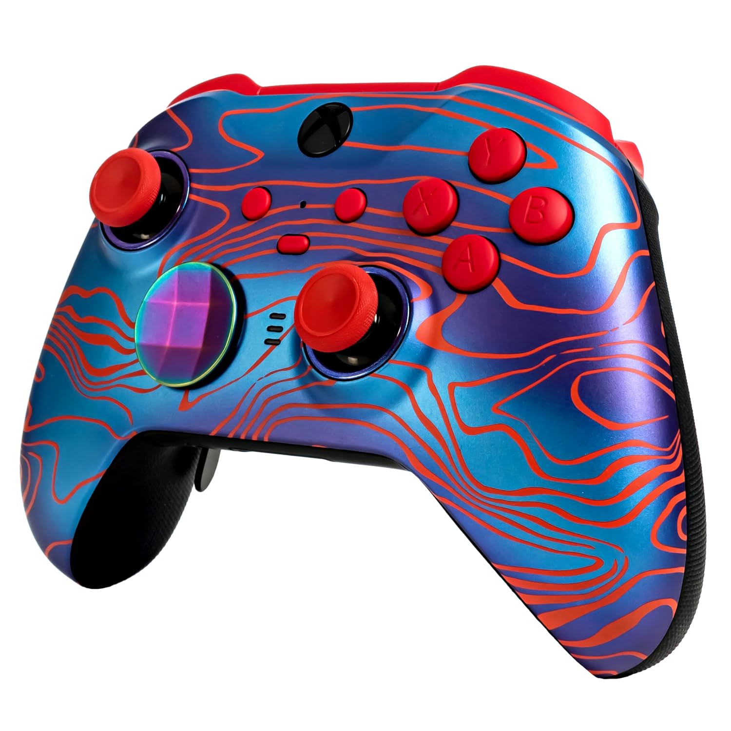 Crazy Controllerz Customz Series Custom Wireless Controller for Xbox One Series X S PC Elite Series 2 - Topography
