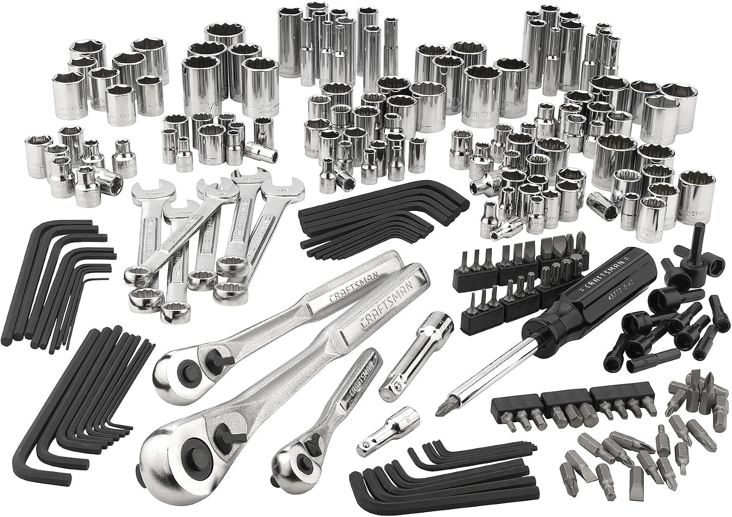 Craftsman 230-Piece Mechanics Tool Set, 50230, Silver, 1 Set