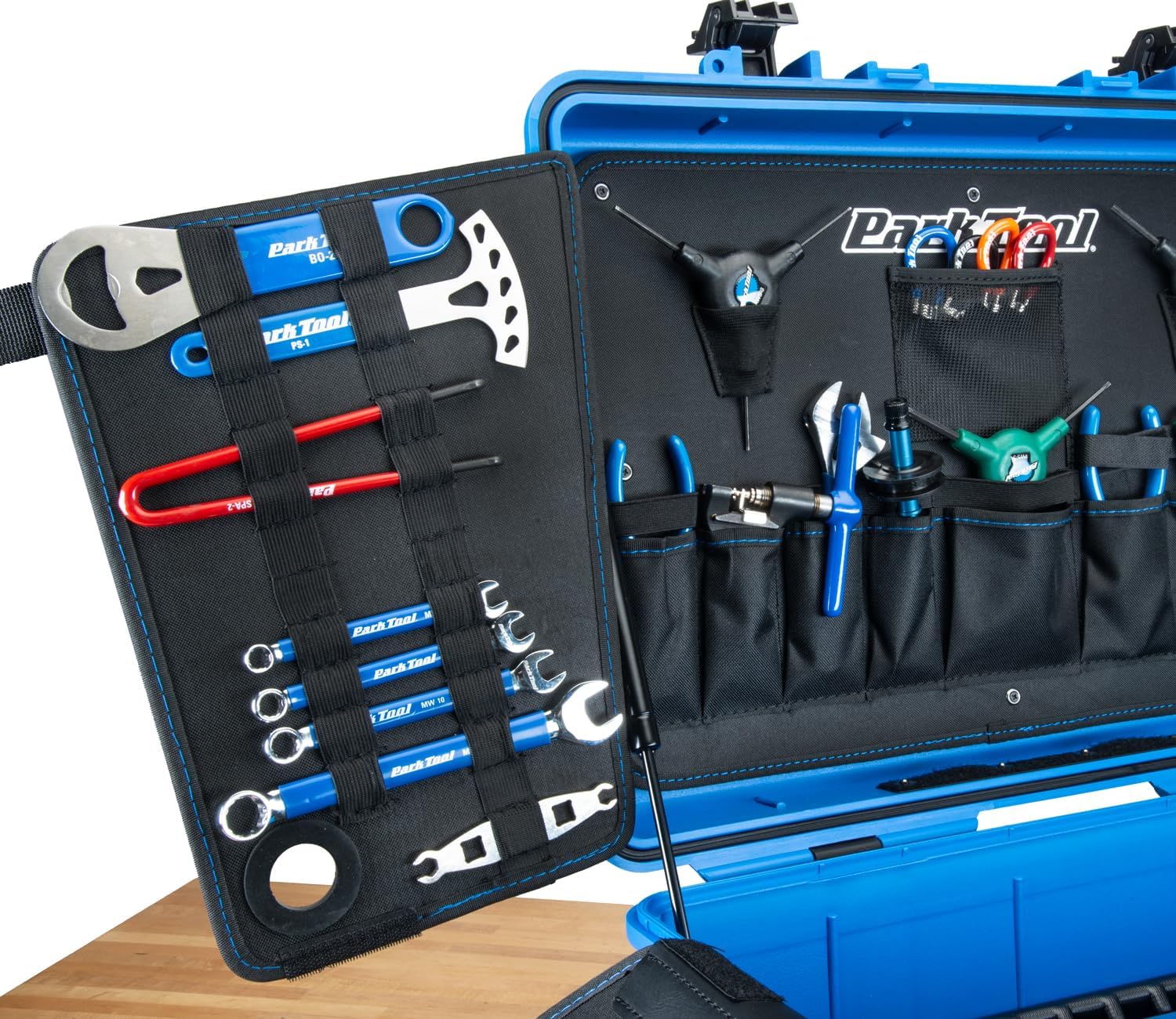 Park Tool BRK-1 Big Rolling Kit for Mobile Bicycle Mechanics - 100-Piece Tool Kit with Toolbox