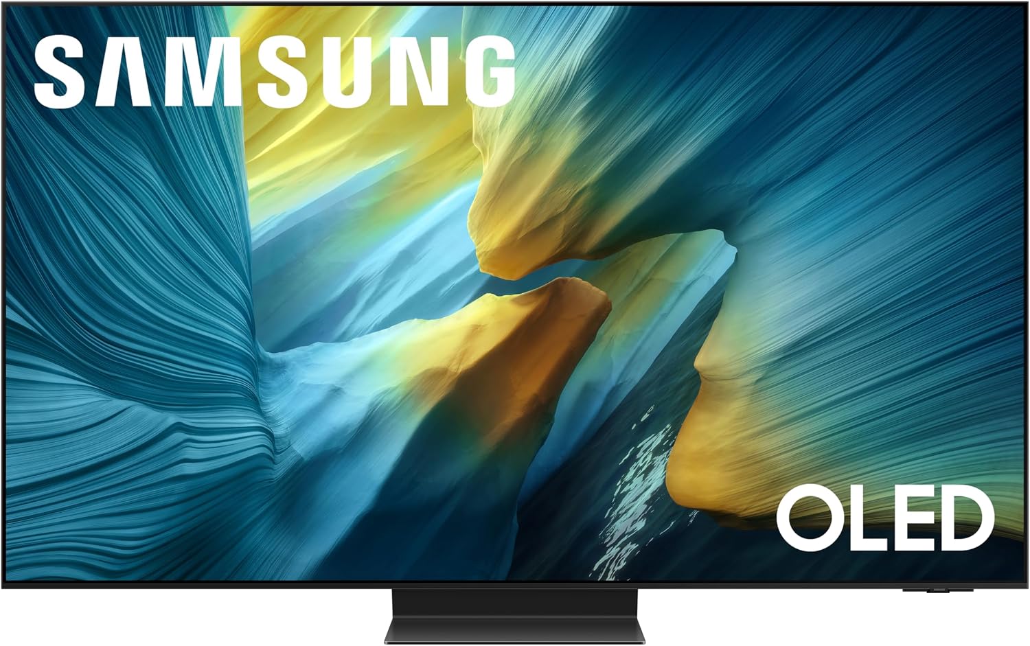 Samsung QN65S95FAFXZA 65 Inch OLED HDR Pro 4K Smart TV with a Walts Medium Full Motion Mount for 32'-65' TVs and Amber Protection 3-Outlet-Surge Surge Protector (2025)
