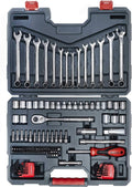 Crescent 128 Piece 3/8' Drive 12 Point Standard SAE/Metric Mechanics Tool Set - CTK128C