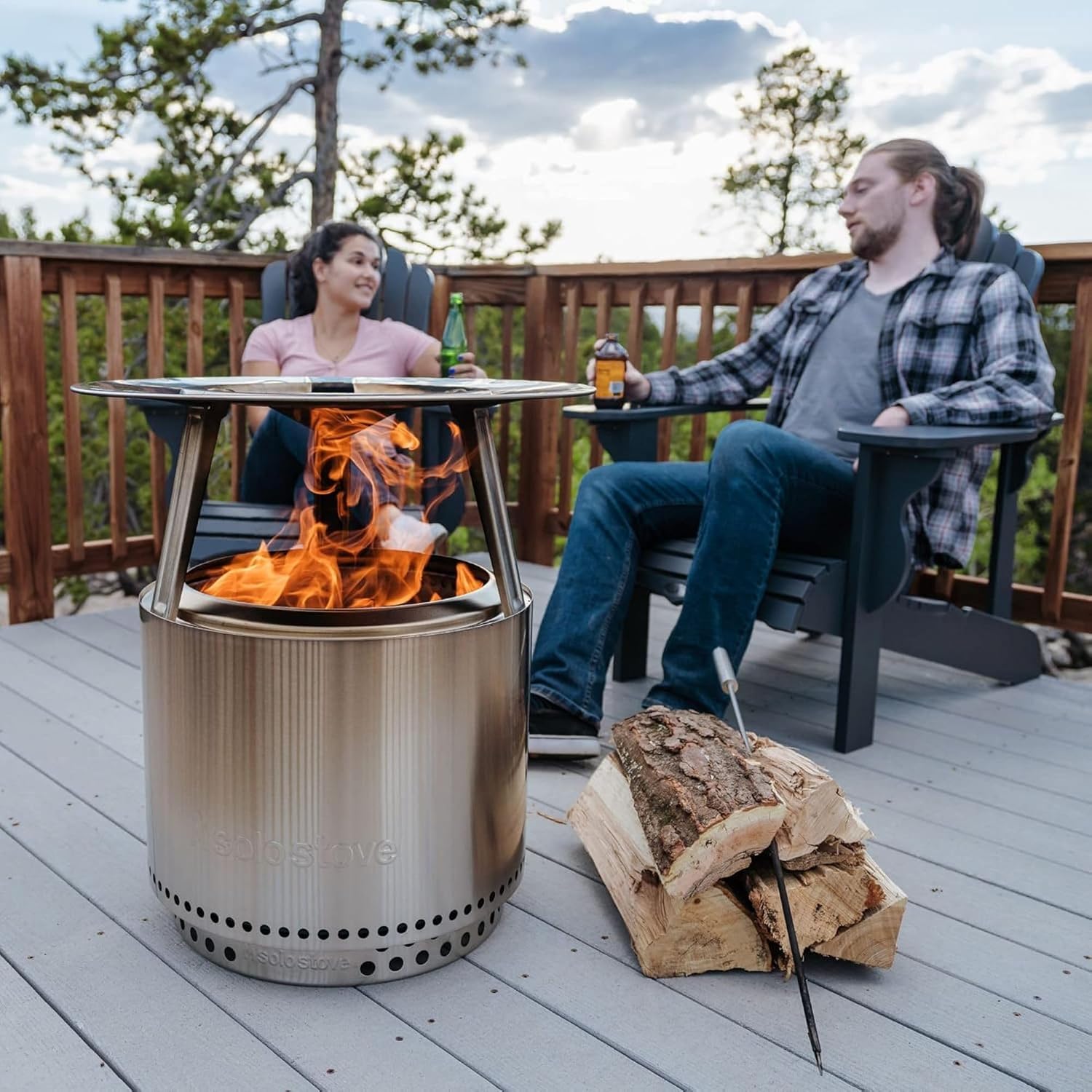 Solo Stove Bonfire Heat Deflector - Enhance Warmth and Comfort for Your Fire Pit - Durable 304 Stainless Steel - Maximizes Heat Radius - Long-Lasting Camping Essentials, 7 lbs