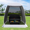 Alvantor 6'x 6' Pop Up Screen House Tent, Instant Outdoor Gazebo with Mosquito Netting & UPF 50+ Sun Protection, Portable Canopy Shelter for Patio, Backyard, Camping (Fits 2-3 Adults),Gray