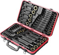 STARWORK TRUE MECHANIC™ 30-Piece 2-IN-1 Ratcheting Wrench Set, 120-Tooth, SAE&Metric, Gift Series with Black case, Professional