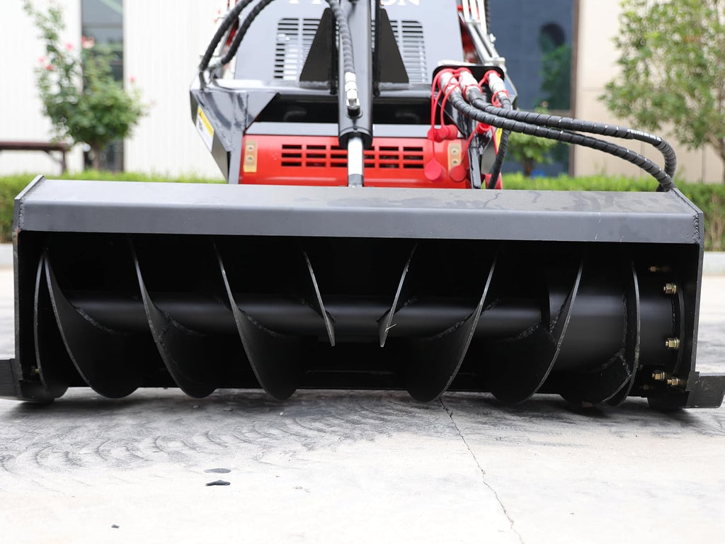 TYPHON STOMP Mini Skid Steer Loader – 1800lbs Skid Steer with Trench Filler– Compact Skid-steer Machine For Garden, Farms, Parks, Roads – Ideal for Digging, Drilling, Bull-Dozing