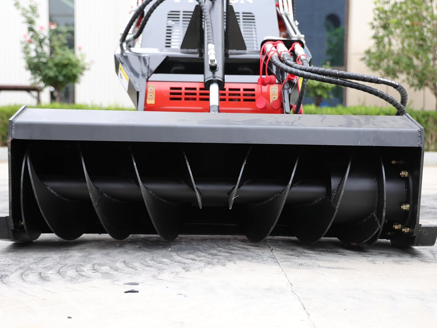 TYPHON STOMP Mini Skid Steer Loader – 1800lbs Skid Steer with Trench Filler– Compact Skid-steer Machine For Garden, Farms, Parks, Roads – Ideal for Digging, Drilling, Bull-Dozing