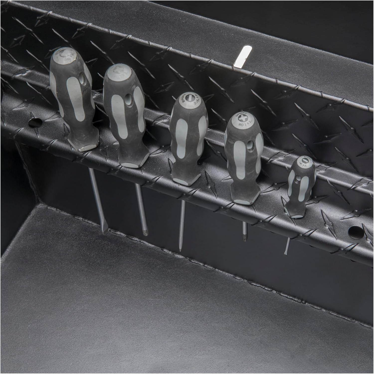 UWS EC10473 69-Inch Matte Black Heavy-Wall Aluminum Truck Tool Box with Low Profile, RigidCore Lid