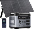 OUKITEL P2001 Pro 3200W/2048Wh Power Station With 200W Solar Panel, Solar Generator with 4 AC Outlets (6400W Peak), 1.5H Full Charging, APP Control Battery Backup for Home, Camping
