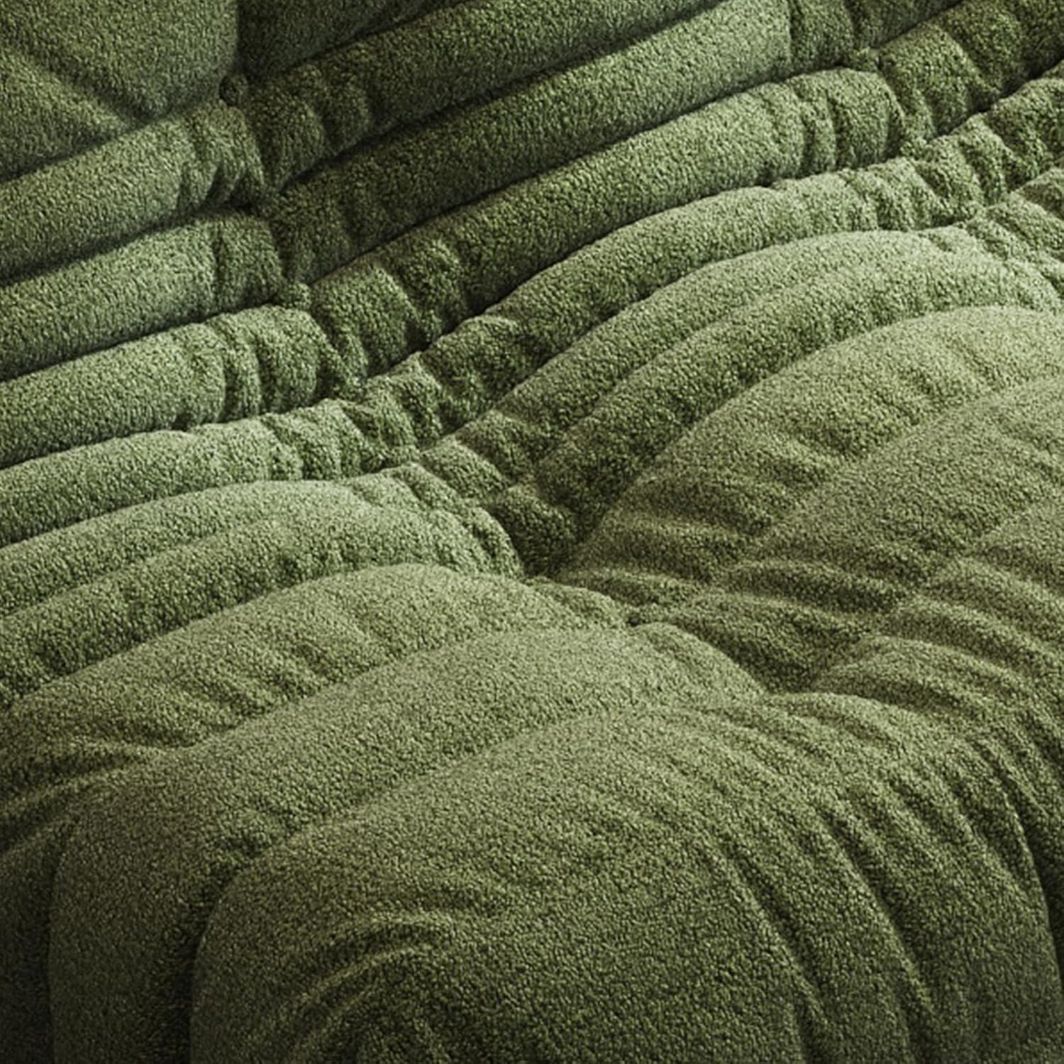 Bean Bag Chairs for Adults, Giant Bean Bag Chair Sofa with Memory Foam, Comfy Beanbag Loveseat Lazy Sofa for Living Room, Bedroom, Apartment, Green