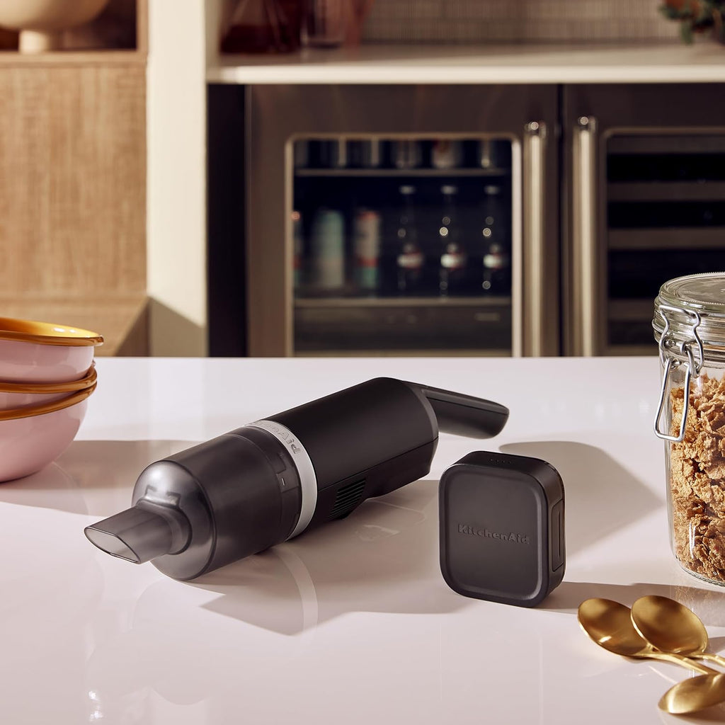 KitchenAid Go™ Cordless Kitchen Vacuum - Battery Included, KKVR121, Black Matte