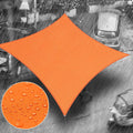 Royal Shade 12' x 16' Orange Rectangle Waterproof Sun Shade Sail Order to Make Canopy Awning, UPF50+ 95% UV Blockage Water Resistant, Outdoor Backyard Patio Garden Carport (We Customize)