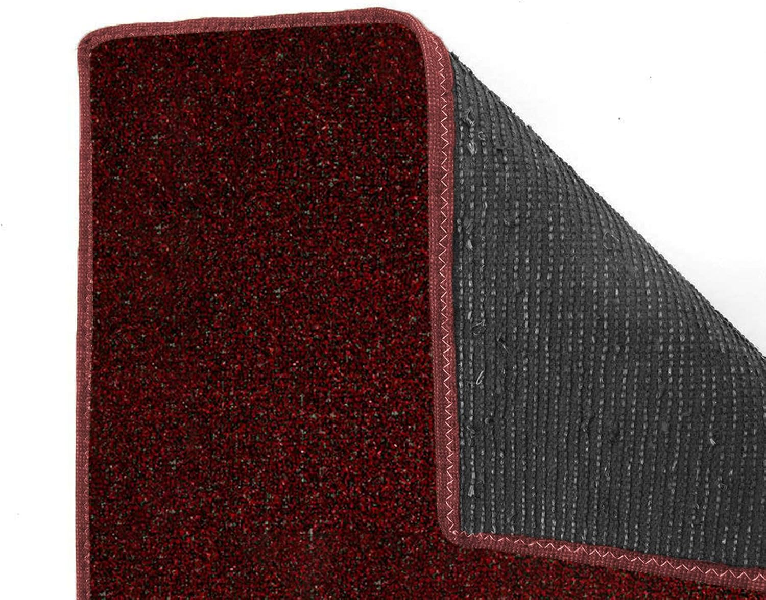 KOECKRITZ Bandana Red Black Indoor - Outdoor Artificial Grass Turf Area Rugs. Lightweight and Flexible for Easy Portability. Many (5' x 7')