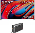 Sony K65XR90 65 Inch XR90 Series Bravia Mini LED HDR QLED 4K Google TV with an AudioQuest PowerQuest3 Power Filter/Surge Protector 8 Outlet (2024)
