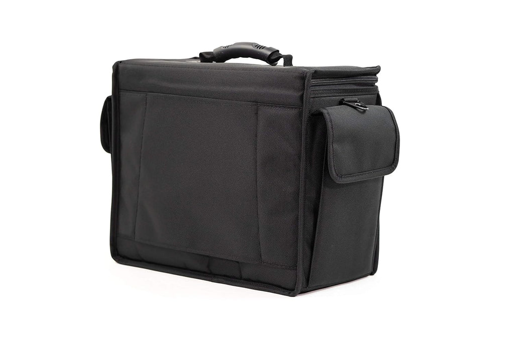 MCY Tournament Duo Gaming Bag for Nintendo Switch, Fits up to 8 controllers, Adjustable Layout, ABS Plastic Hard Shell, Water Resistance (Black, 16 x 12 x 8)