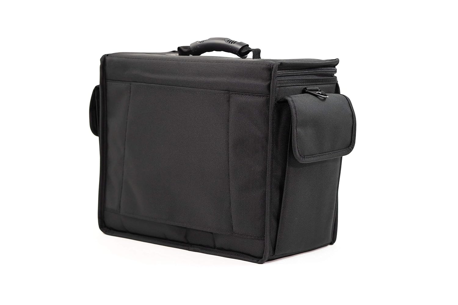 MCY Tournament Duo Gaming Bag for Nintendo Switch, Fits up to 8 controllers, Adjustable Layout, ABS Plastic Hard Shell, Water Resistance (Black, 16 x 12 x 8)