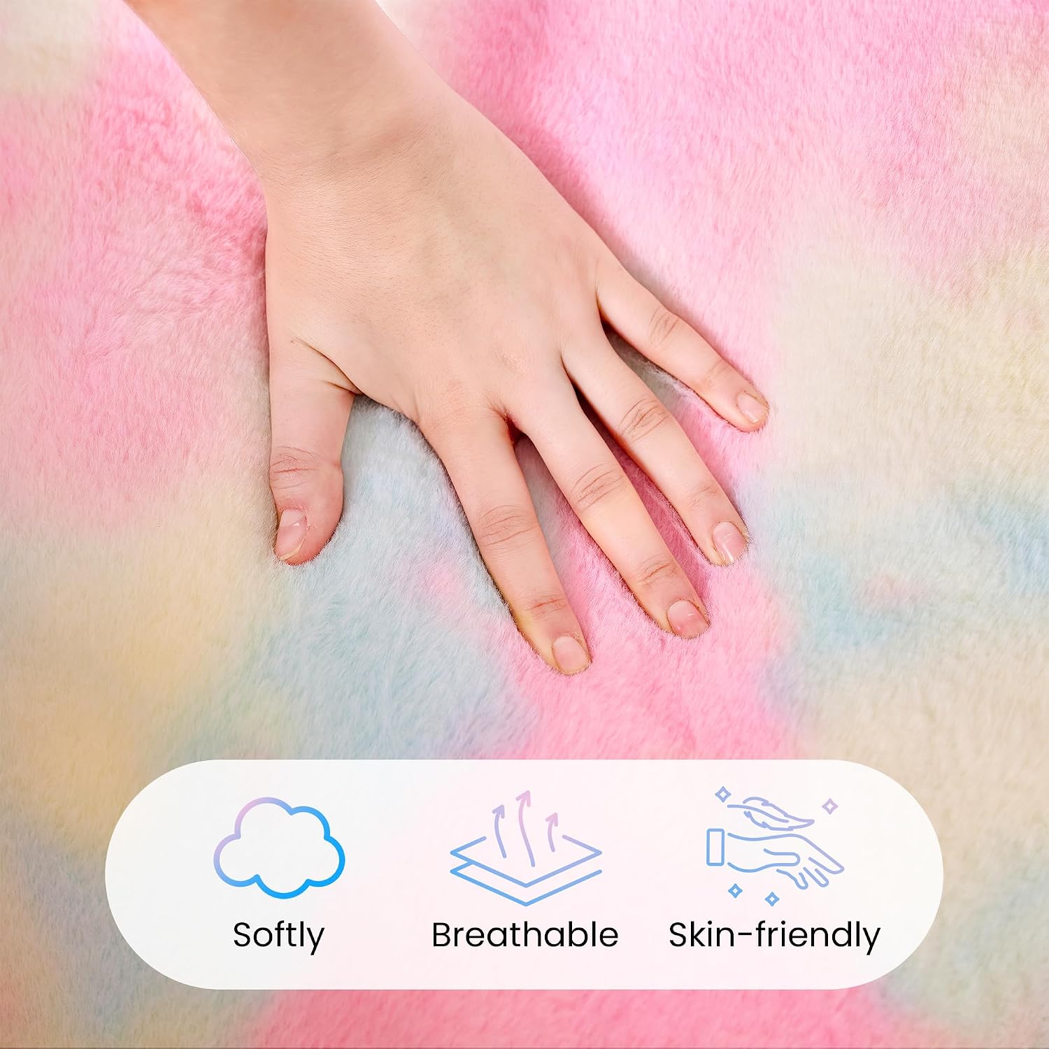 Tie-Dye Flower Floor Lounger, 3.5 ft Plush Memory Foam Bean Bag Chair for Teens, Fluffy Aesthetic Room Decor and Cozy Seating for Teen Bedroom and Dorm, Pink
