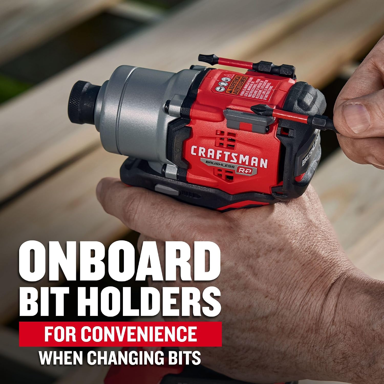 CRAFTSMAN V20 Cordless Brushless Impact Driver Set, 1/4 Impact Driver, Includes 2 Batteries and Charger (CMCF830D2)