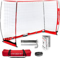 PowerNet Soccer Goal for Backyard, 3Mx2M / 6x4 / 8x4 / 12x6 / 14x7 /18.5x6.5 / 21x7 / 24 x 8 Portable Soccer Net, Sports & Outdoors Training Equipment, Quick Setup 1 Goal & Zipper Storage Bag