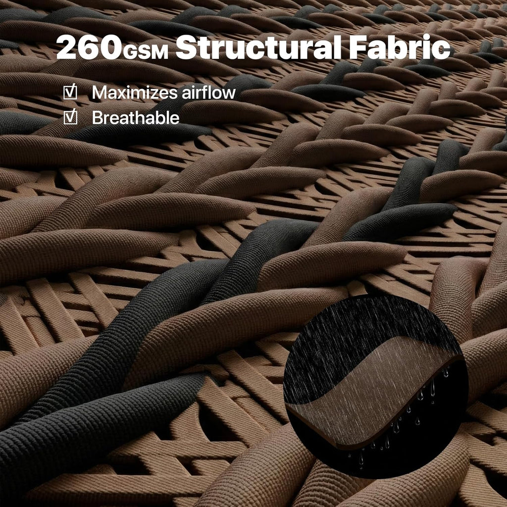 ColourTree Super Ring 12' x 28' Brown Customized Size Sun Shade Sail,Commercial Grade UPF50 Canopy Structure, Reinforced Corners & Edges, 260 GSM Fabric Heavy Duty -5 Years Warranty