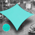 Royal Shade 12' x 16' Turquoise Rectangle Waterproof Sun Shade Sail Order to Make rsTADS14 Canopy Awning, UPF50+ 95% UV Blockage Water Resistant, Outdoor Backyard Patio Garden Carport (We Customize)