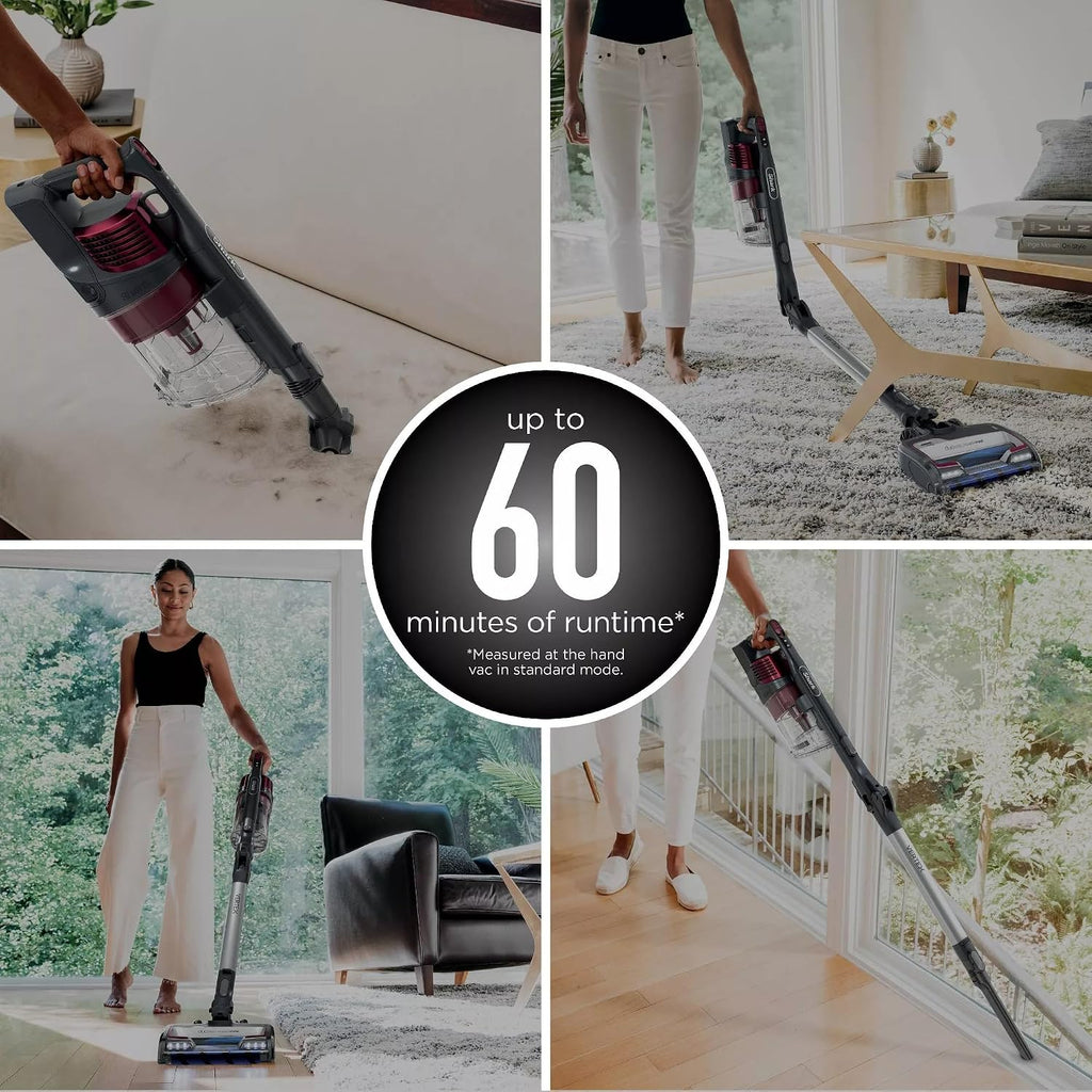 Shark R-IZ464H Vertex Cordless Stick Vacuum with DuoClean PowerFins, Lightweight, Pet Hair, HEPA, 60 Min Run Time - Certified Refurbished