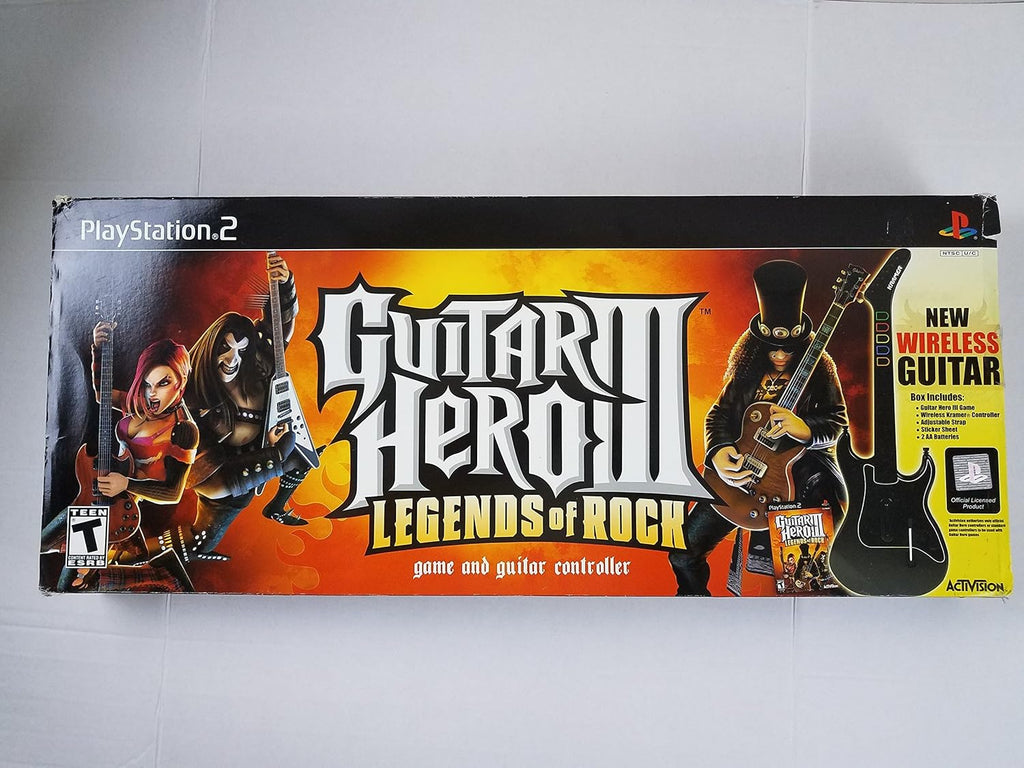 Guitar Hero III: Legends of Rock Wireless Bundle - PS2