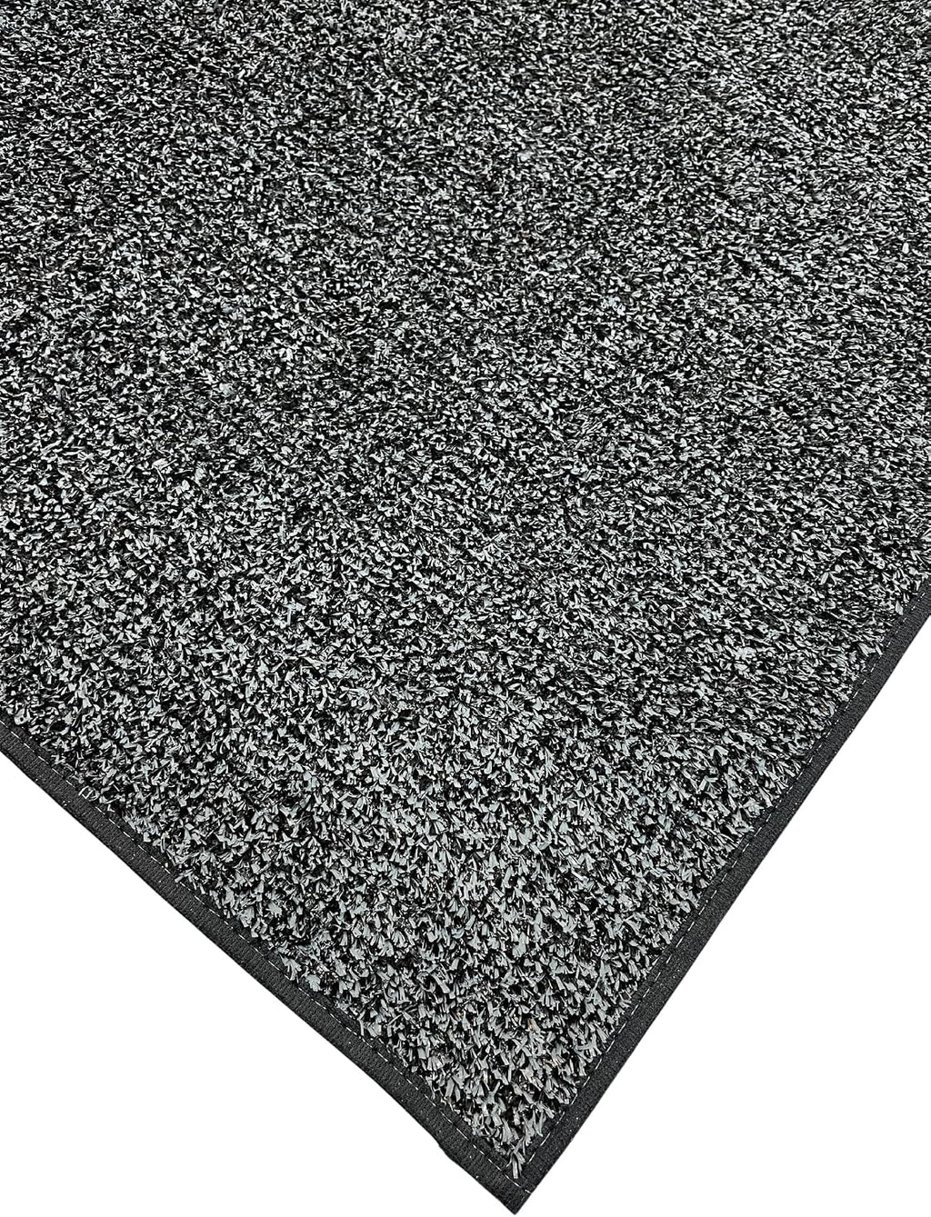 KOECKRITZ Outdoor Artificial Grass Turf Area Rugs | Fake Floor Grass Carpet for Garage, Work Space, Patio, Deck, Pool Area | Non Slip Door Mat for Home and Commercial Use - 12' x 30' Granite