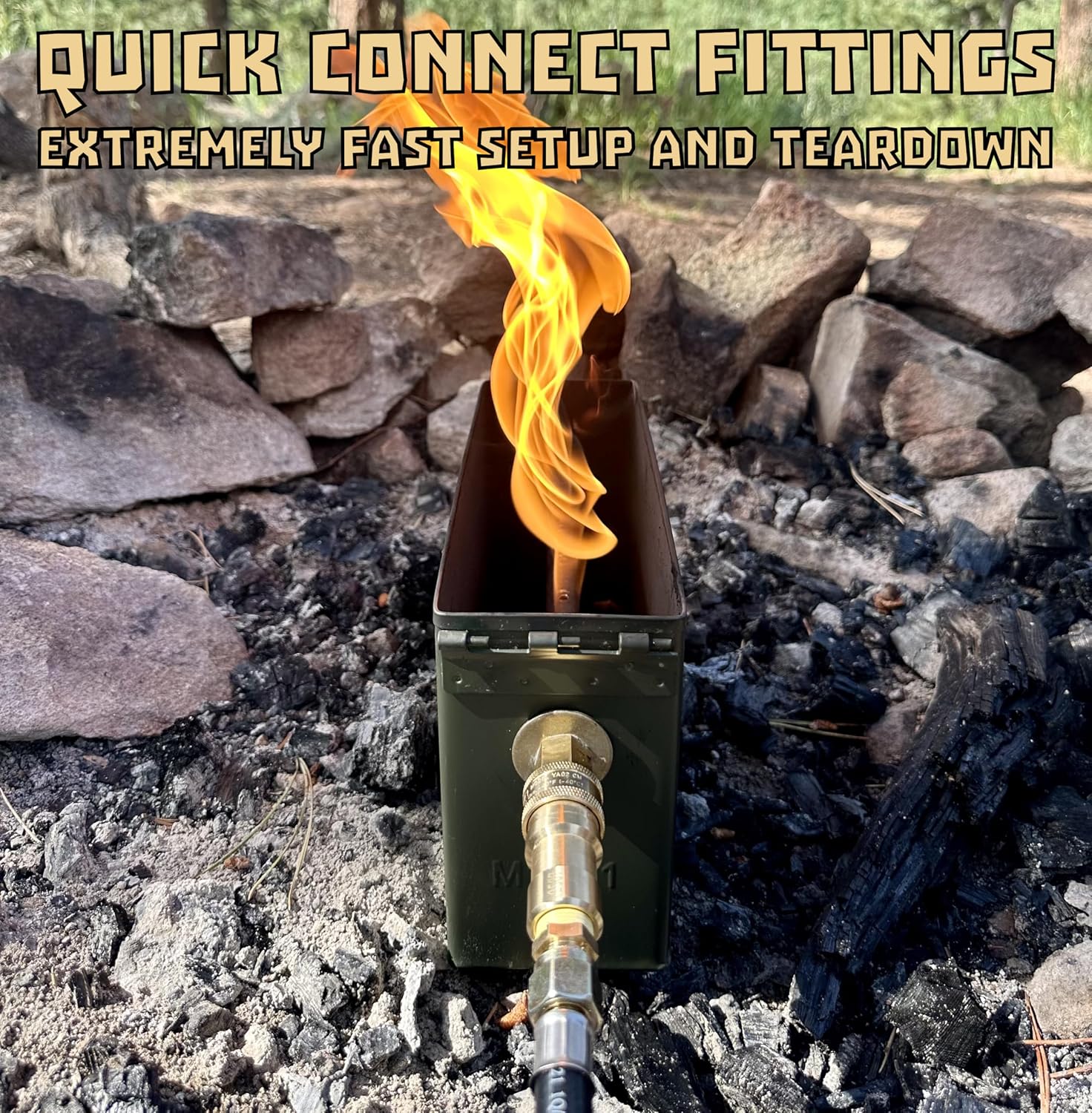 DS Customs Fire Can - Overland & Camping Portable Propane Fire Pit