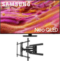 Samsung QN75QN90FAFXZA 75 Inch Neo QLED 4K QN90F Vision AI Smart TV with a Kanto PMX800 Full Motion Dual Stud Mount (2025)