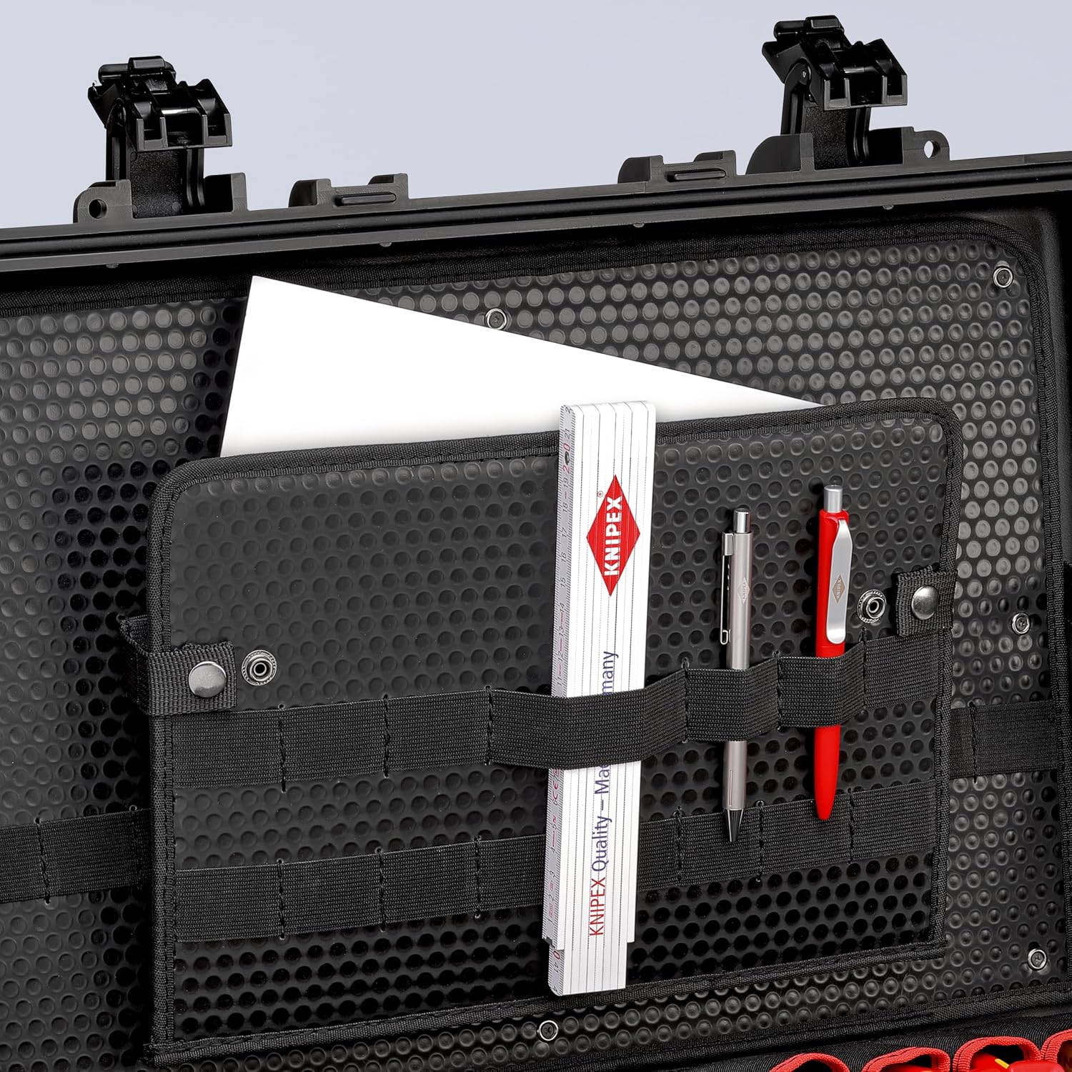 KNIPEX Tool Case 'Robust45 Move' Electro, 63 Parts, on Wheels, Telescopic Handle, 147 Inserting Options, 45 L Volume, Tool Trolley, Toolbox, 00 21 37