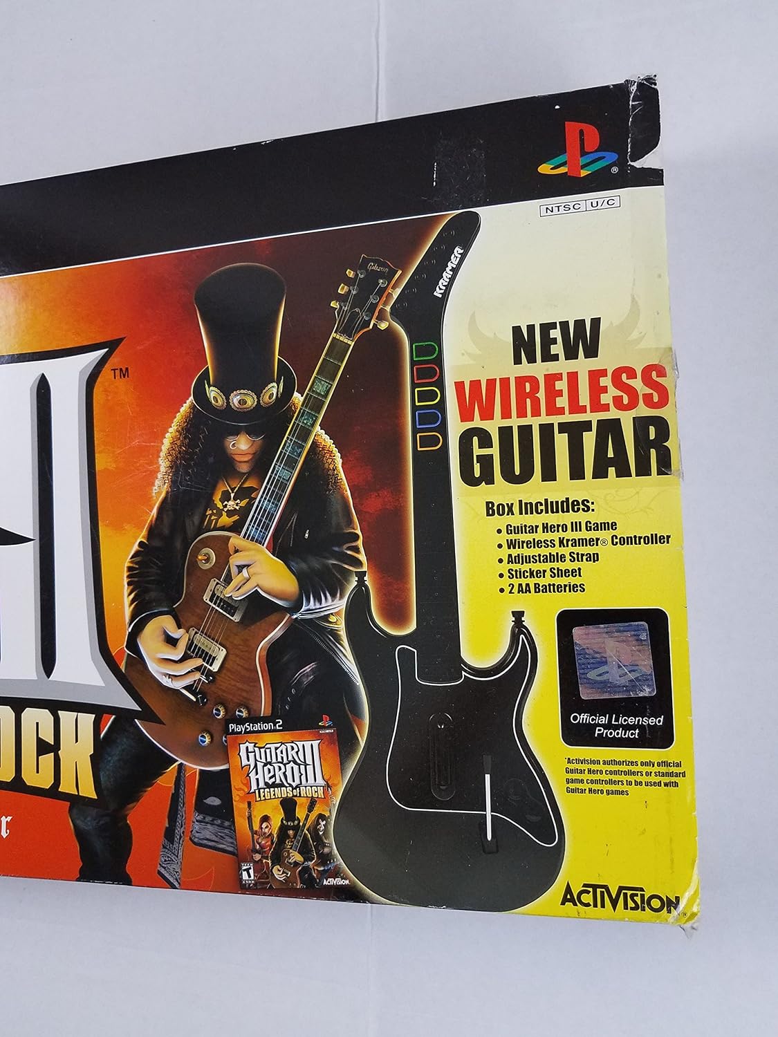Guitar Hero III: Legends of Rock Wireless Bundle - PS2