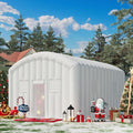 EROMMY 20x16.5x12 FT Large White Inflatable Nightclub, Blow Up Party Tent Portable with 950W Blower, Disco Night Club Tent for Adult Birthday Party Business Rental