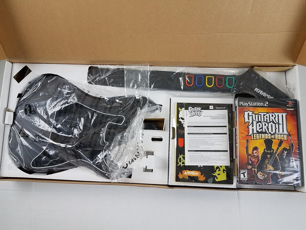 Guitar Hero III: Legends of Rock Wireless Bundle - PS2