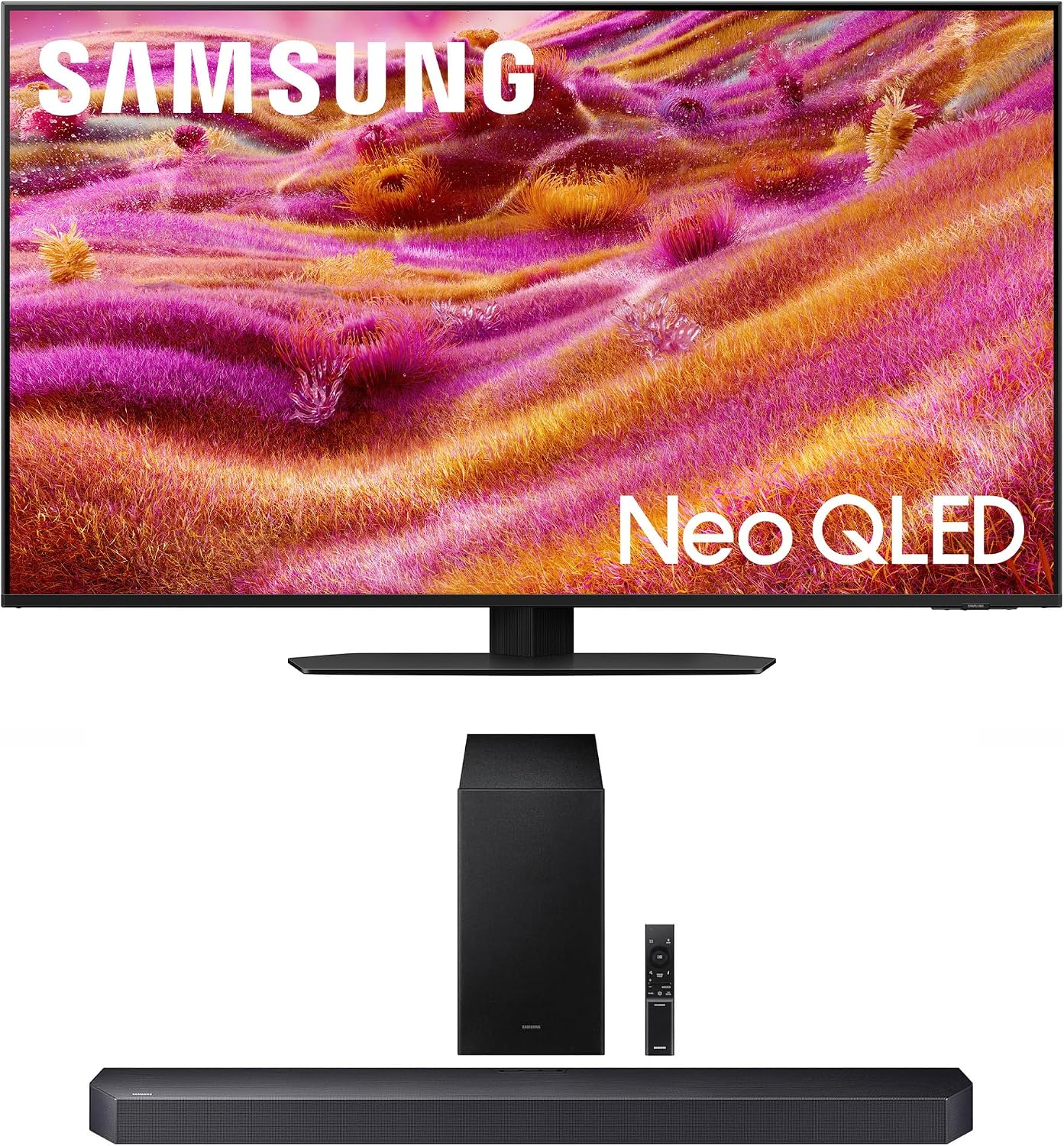 SAMSUNG QN43QN90FAFXZA 43 Inch Neo QLED 4K QN90F Vision AI Smart TV with a HW-Q600F Q Series Soundbar 3.1.2 Ch Sound and Subwoofer (2025)