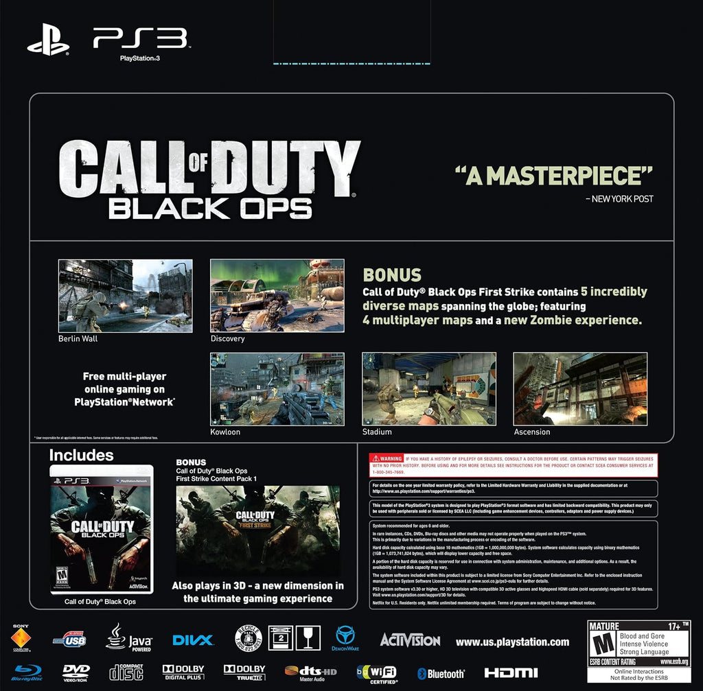 PlayStation 3 160GB Call of Duty: Black Ops Bundle