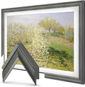 Industrial Iron 50' Slim Deco TV Frame - Compatible ONLY with Samsung The Frame TVs (Fits 2021-2026, LS03A, LS03B, LS03C, LS03D, LS03FA)