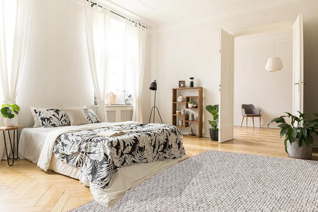 KOECKRITZ Earthenware Berber Style Economical Solutions Starlight Collection | 20.5 Oz | Scroll Loop Carpet Custom Area Rugs, Mats & Runners | Durable Tight Weave (11' X 12')