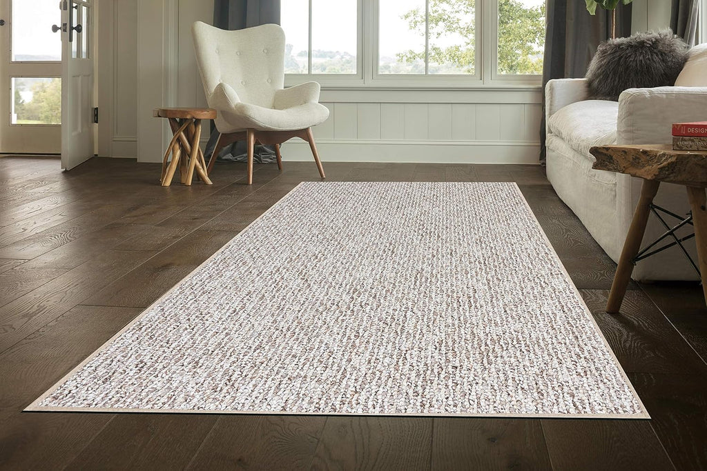 KOECKRITZ Earthenware Berber Style Economical Solutions Starlight Collection, 20.5 Oz. Scroll Loop Carpet Custom Area Rugs, Mats & Runners. Durable Tight Weave (6' X 9')